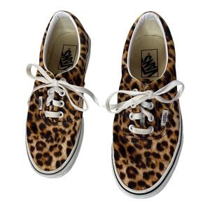 VANS Leopard Low Top Lace-up Size Women's 7.5/Men's 6.0